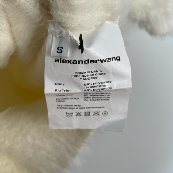 New Alexander Wang Crystal Knot V Neck Sweater Top - Picture 9 of 9